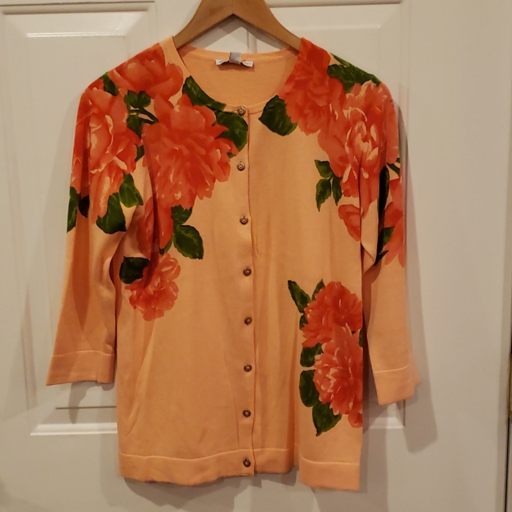 Isaac Mizrahi 3/4 length cardigan